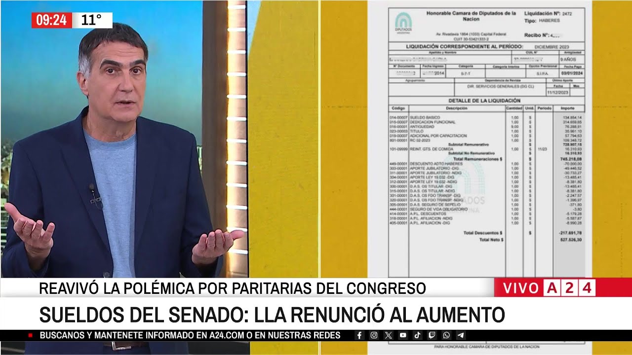 Aumentos sin control en el Senado: el mecanismo que usan para subir sus ingresos