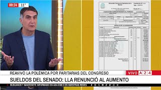 Aumentos sin control en el Senado: el mecanismo que usan para subir sus ingresos