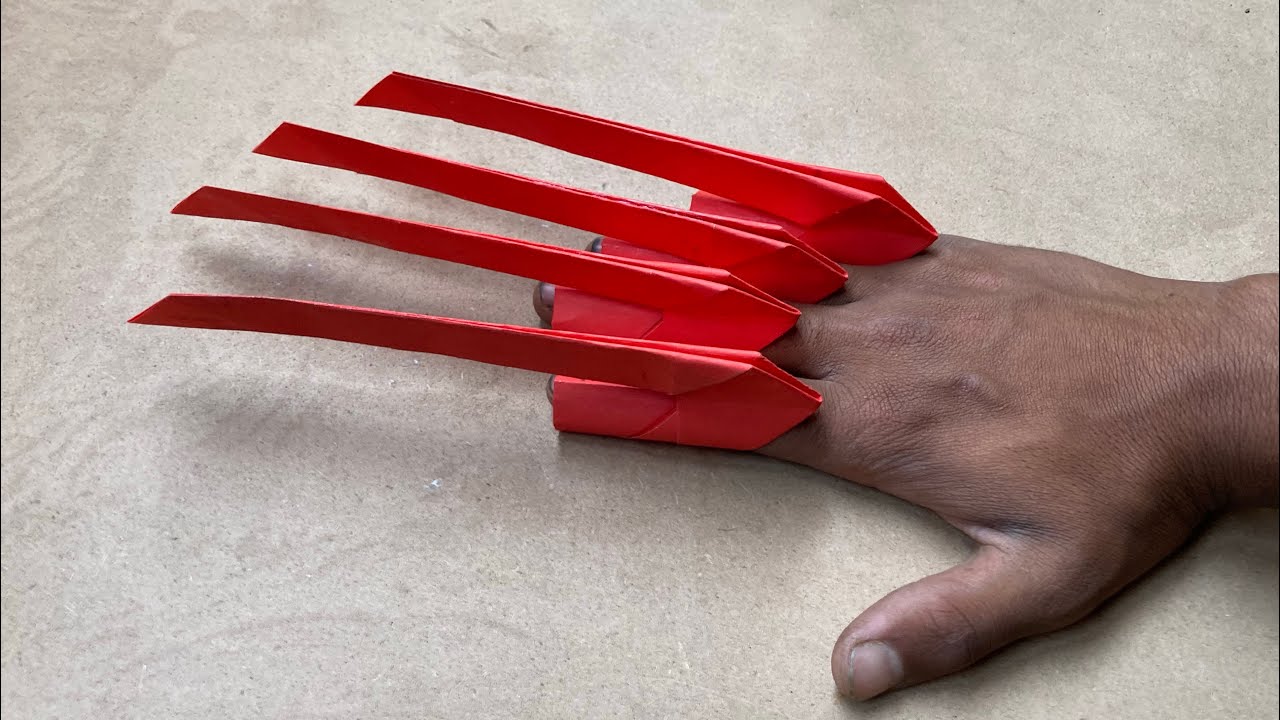 How to make paper claws | DIY claws
