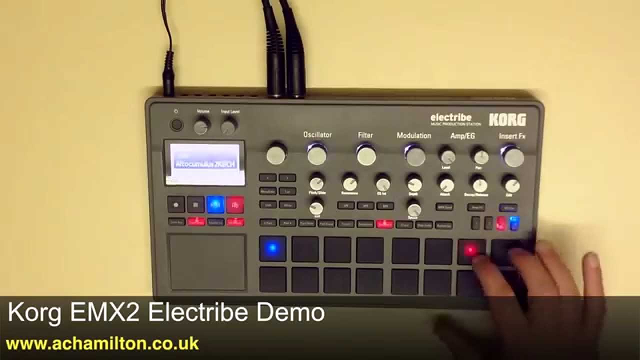 Korg Electribe EMX2 Demo With Luke Edwards At A&C Hamilton