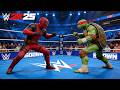 Deadpool vs Raphael - INSANE SmackDown Superhero Fight!