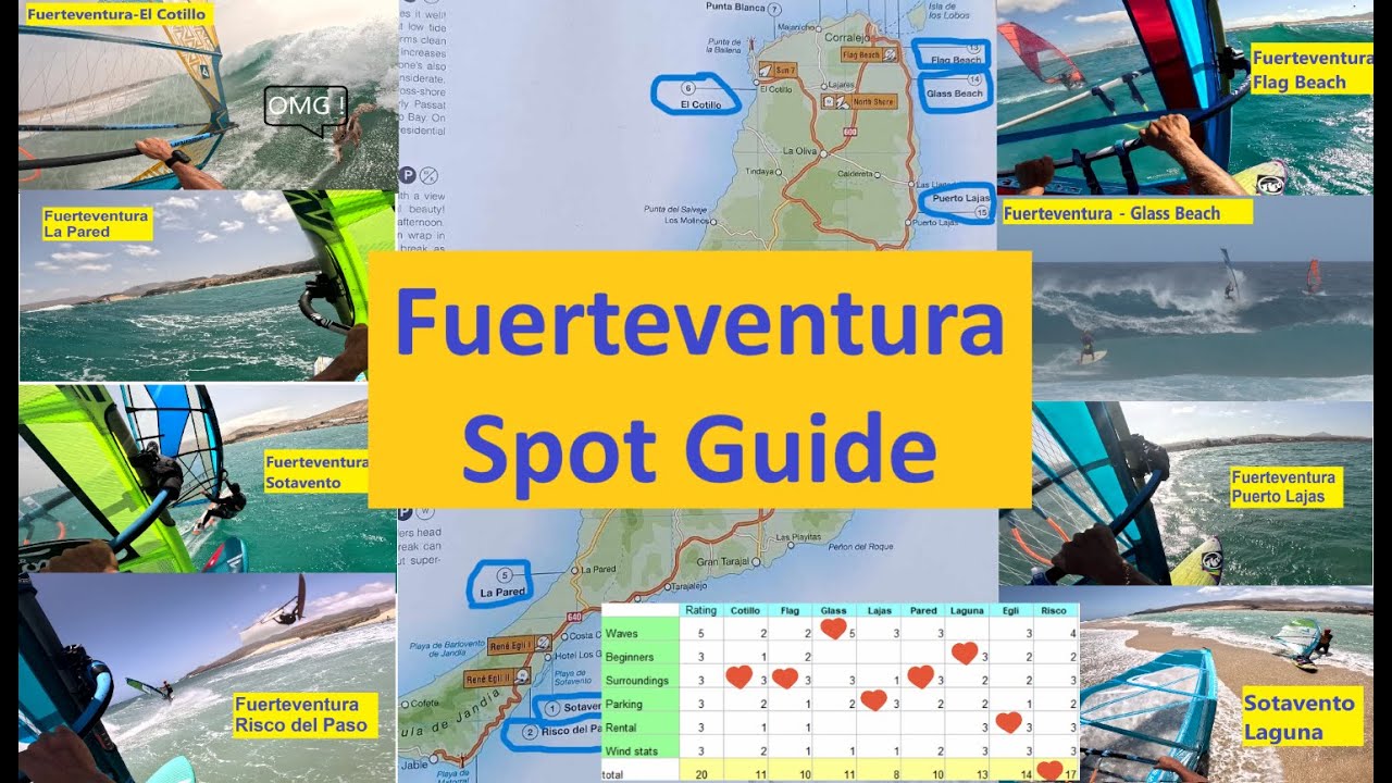 Fuerteventura Windsurf Spot guide YouTube