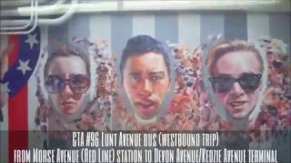 CTA #96 Lunt Avenue bus (WB trip) from Morse Avenue (Red Line) to Devon/Kedzie (03-02-17)