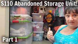 $110 Abandoned Storage Unit | Was It Worth It? | Part 1