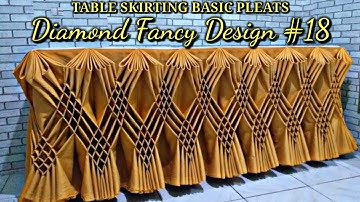 Diamond Fancy Design #18 |Table skirting Diamond Design |Flower Design |Butterfly, rose heart design