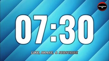 7 Minutes 30 Seconds Countdown Simple Timer | Seven and Half Minute | (Seven Min Thirty Seconds)