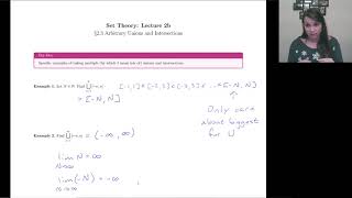 Set Theory | Part 2.5 - Arbitrary Unions and Intersections