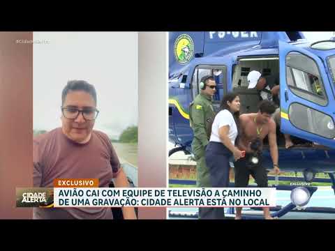 Avião com equipe de televisão a caminho de gravação cai em rio no Acre