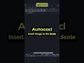 AutoCad, how insert image and scale it in correct dimensions #autocad #autocadtutorial #architecture
