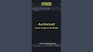 AutoCad, how insert image and scale it in correct dimensions #autocad #autocadtutorial #architecture