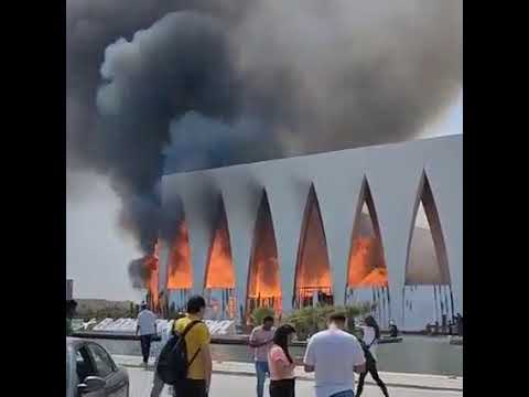 بوابة الأهرام ترصد لحظة بلحظة حريق مهرجان الجونة السينمائي