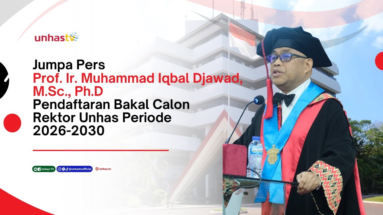 Ir. Muhammad R Jumpa Pers Prof. Ir. Muhammad Iqbal Djawad | Pendaftaran Bakal Calon ...