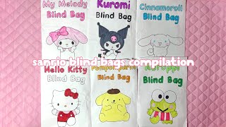 🎀paper diy🎀 SANRIO Blind Bags Compilation | ASMR | applefrog