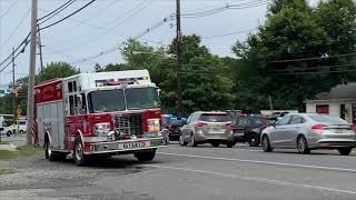 Lacey Township Police, Lanoka Harbor Ems and Lanoka Harbor Fire On Scene Of A MVA
