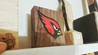How To Paint Sports  Logos On Wood
