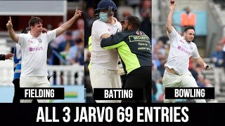 Jarvo 69 Pitch Invader All 3 Entries India Vs England