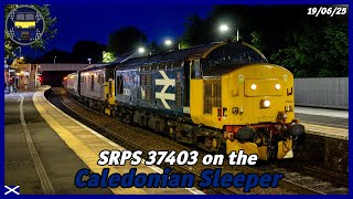 SRPS 37403 on the Caledonian Sleeper | 19/06/25