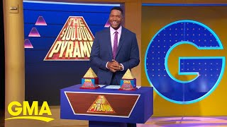 Michael Strahan hosts game of 'Pyramid' on ‘GMA’ | GMA