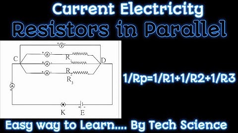 Resistor in parallel|1/Rp=1/R1+1/R2+1/R3