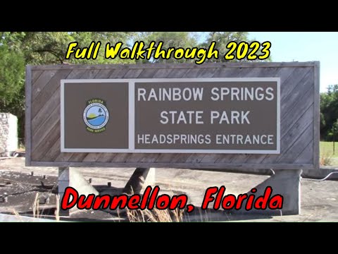 Rainbow Springs State Park Full Tour - Dunnellon, Florida