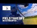 Gyrocopter Field Take-Off 4K