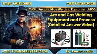BTSC WELDER Arc welding &amp; Gas welding MCQ|| आर्क वेल्डिंग।। गैस वेल्डिंग।। Btsc previous exam video