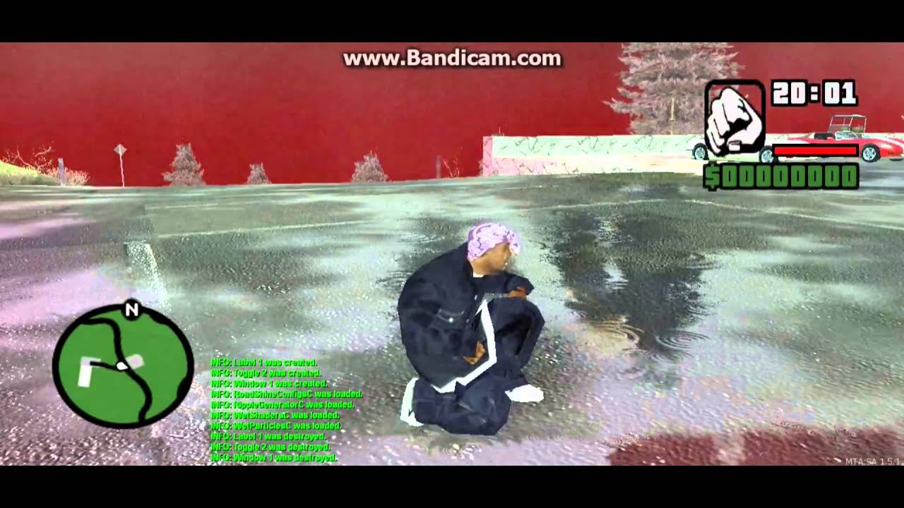 MULTI THEFT AUTO [GTA San Andreas] Shader wet roads reloaded - ripples ...