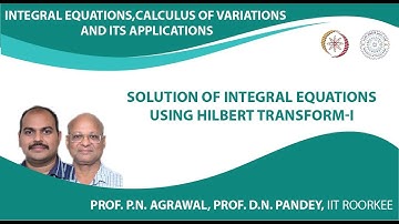 Solution of integral equations using Hilbert transform-I
