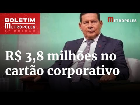 “Gastos de Mourão são menos graves que de Bolsonaro”, colunista sobre cartão corporativo