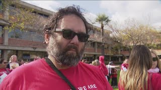 San Diego Unified teachers rally against impending layoffs