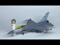 FULL VIDEO BUILDING F-16CJ FIGHTING FALCON BLOCK 50 LOCKHEED MARTIN BY TAMIYA