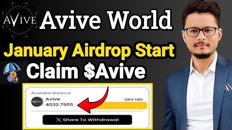 Avive Airdrop January Claiming| Avive World | Avive Mining App