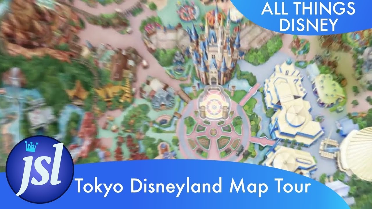 Tokyo Disneyland Map Tour
