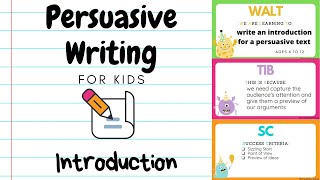 Persuasive Writing for Kids 2 | Introduction