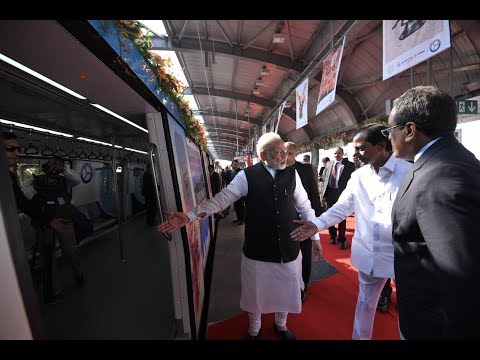 PM Modi inaugurates Hyderabad Metro