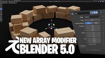 New Array modifier in blender 5.0