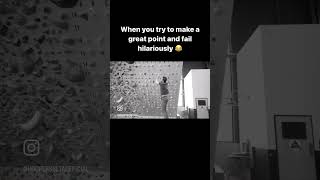 Teaching climbing technique, but badly