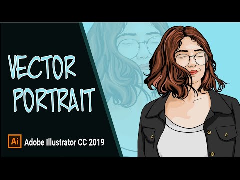 Draw Sample Portrait #4 - Vector Portrait