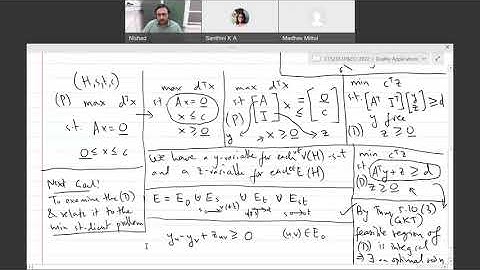 Linear Programming & Combinatorial Optimization (2022) Lecture-49
