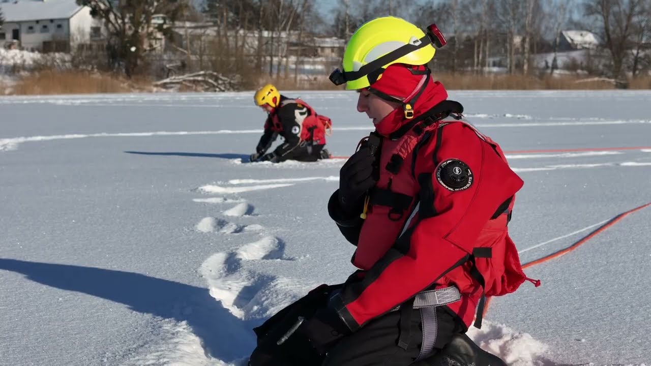 WOPR OLSZTYN Ćwiczenia z zakresu Ratownictwa Lodowego
