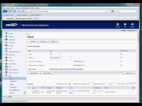 SonicWall Log Reports