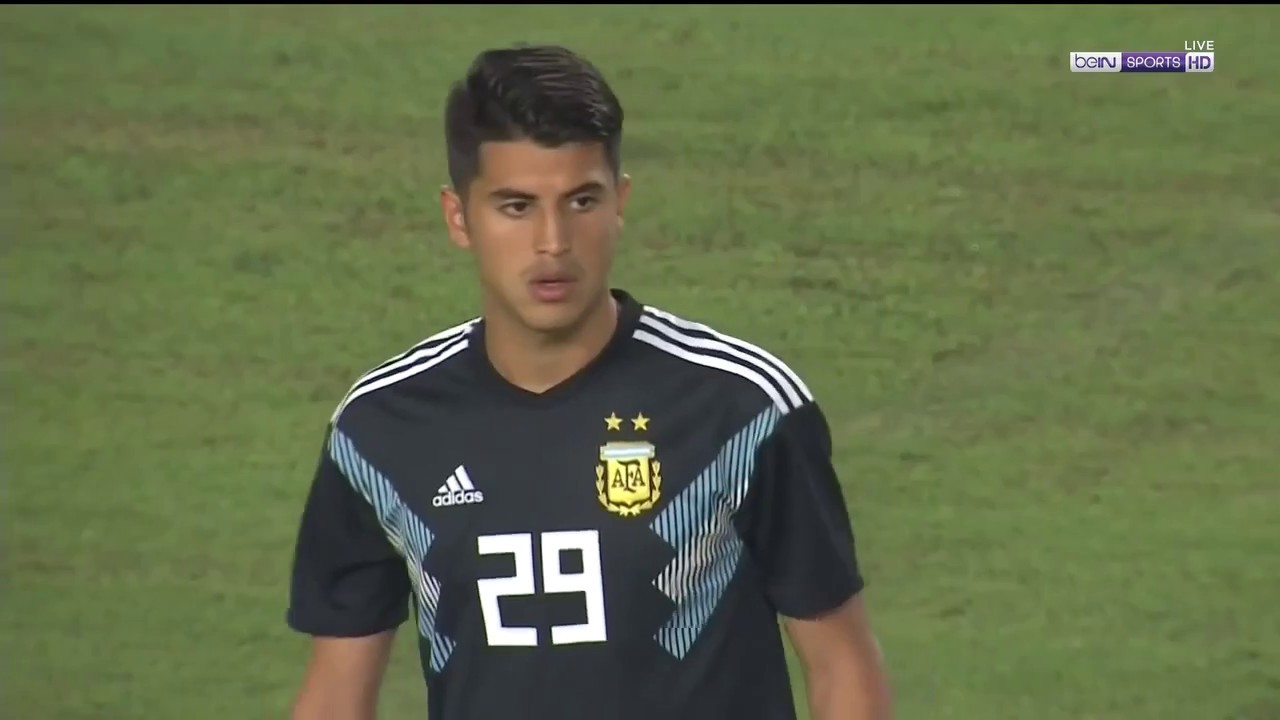 Exequiel Palacios vs Guatemala - Debut en la Selección Argentina - 08 ...