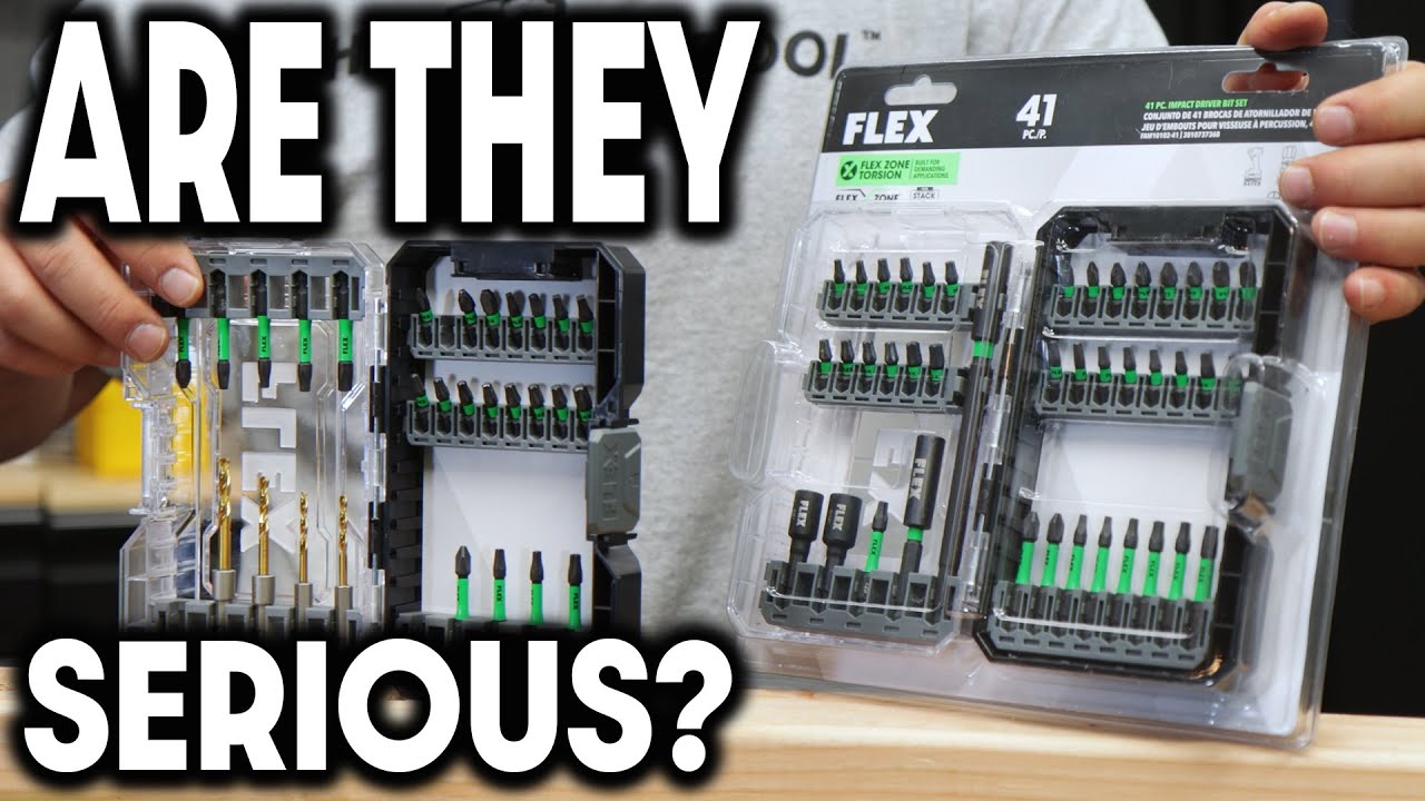 I CAN'T BELIEVE LOWE'S Is Selling These FLEX Tools Driver Bit Sets ...