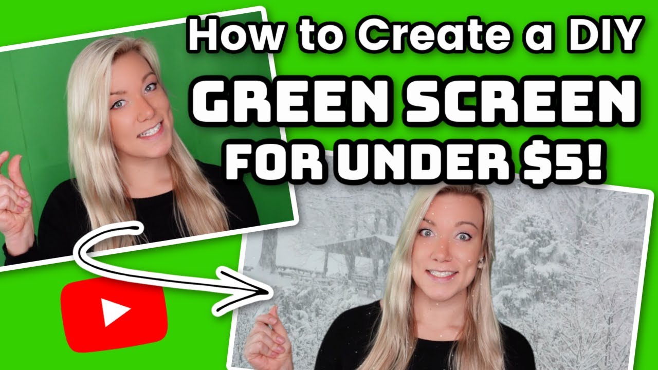 How to Create a DIY Green Screen for Under 5 Cheap Video Editing