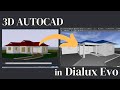 Import AutoCAD 3D in Dialux Evo without Sketch Up / pCon planner.