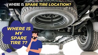 How to remove and find the location of Spare Tire / Donut in SUV.