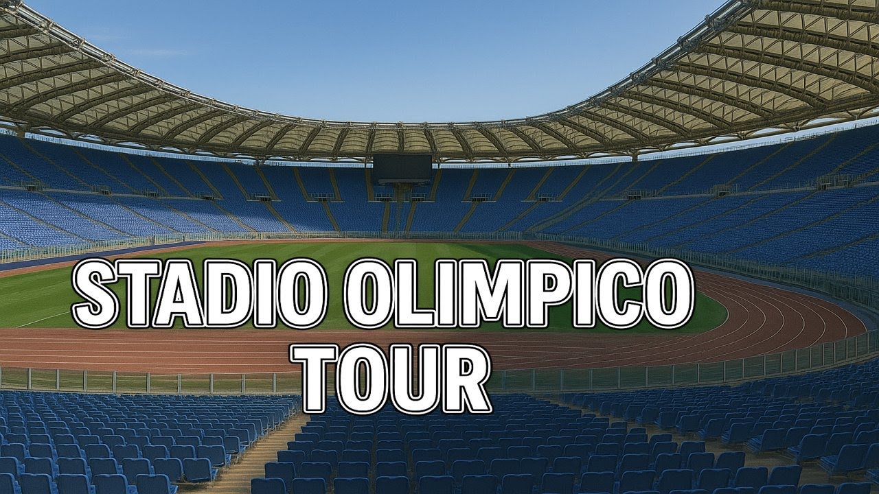 STADIO OLIMPICO TOUR IN ROME ITALY 🇮🇹