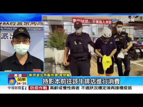 首起偽造五倍券 兄揪弟吃牛排拿"假券"被抓包│中視新聞 20211009
