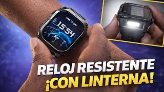 I tested the KOSPET TANK M4C, a smartwatch with a flashlight… and this is what happened