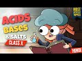 Acids base and salts class 10 in one shot  animation  class 10 science chapter 2 one shot